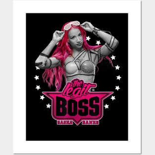 Sasha Banks Pink Hair Posters and Art